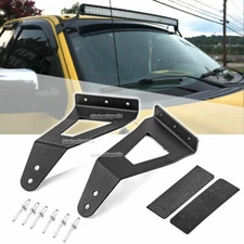 For Ford F150 SVT Raptor 52" Curved LED Light Bar Windshield Roof Bracket Kit
