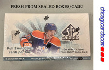 2011-12 Upper Deck SP Authentic Hockey HOBBY Box Look4 Nugent-Hopkins RC AUTO