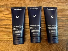  3 Curology Acne Body Wash 2 Salicylic Acid 100ml/3.4oz BRAND NEW Exp 4/26