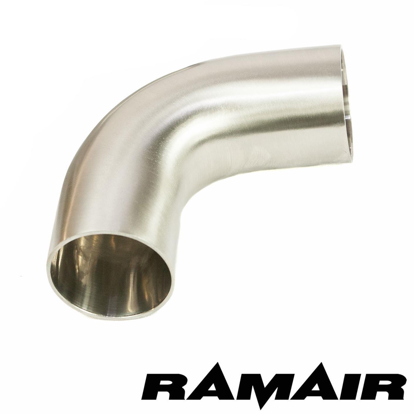 3"" Inch 76mm 90 Degree Mandrel 15D 304 Stainless Steel Exhaust Bend - Manifold