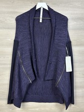 Lululemon Wrap It Up Sweater Merino Wool Size 6 Black Swan / Going Grape 59859