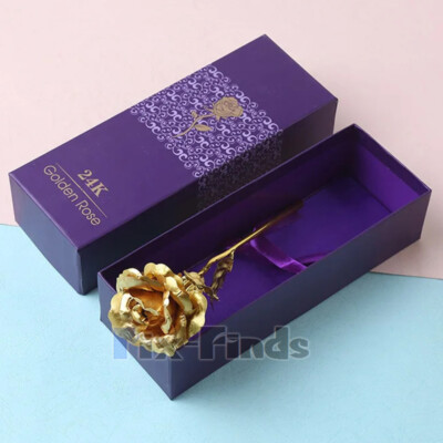 24K Gold Eternal Rose Forever Flower Enchanted Rose Valentine's Gift for Her Mon