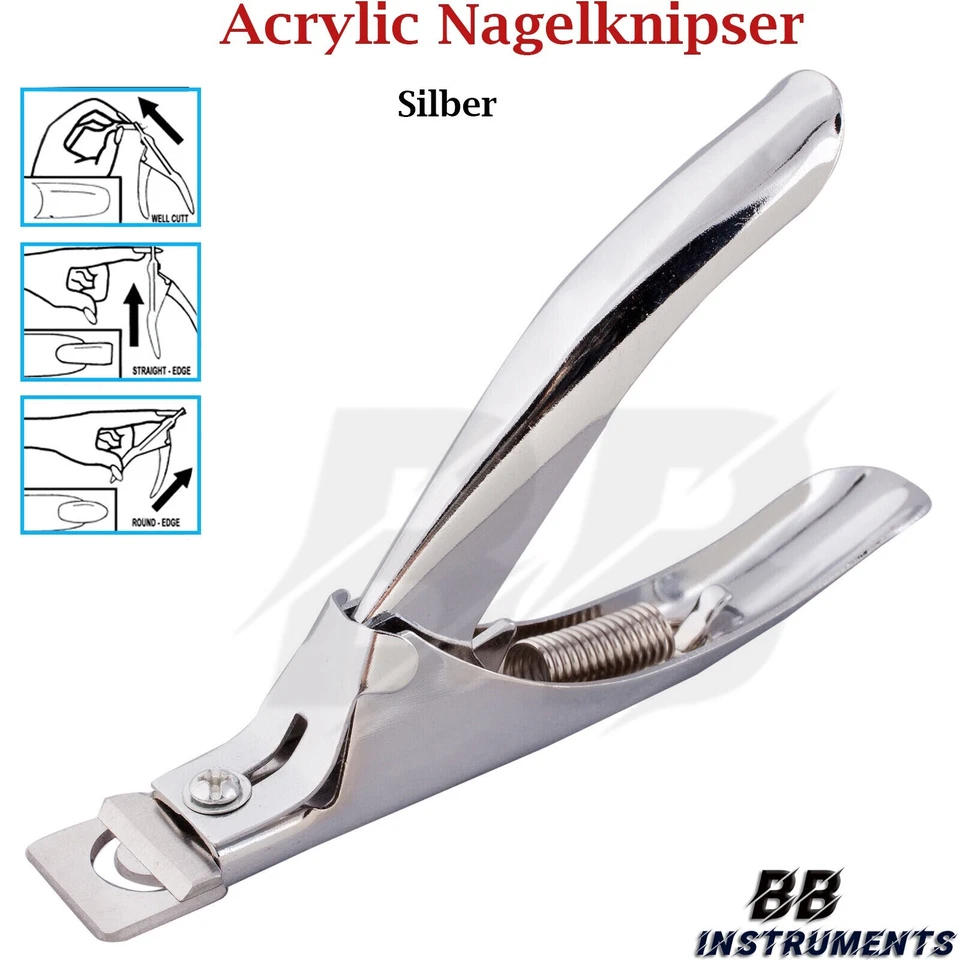 Profi Nail Tip Cutter Studioqualität Nagelknipser Pediküre Maniküre UV Gel Nagel - Bild 4 von 4