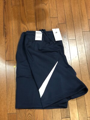 *NEW* Men's NIKE Essential Club Swoosh Graphic Sweat Short Navy (FN3906 451)  
