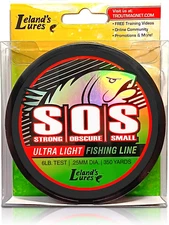 Trout Magnet Trout S.O.S. Fishing Line - 2Lb Test, 350 Yard Spool, .16Mm Diamete
