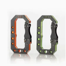 Outdoor EDC High Spring Machinist Belt Key Chain Carabiner Backpack Buckle Tool