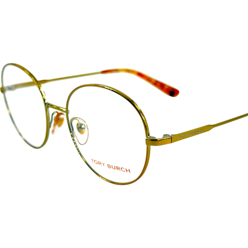 Marco de gafas de metal para mujer Tory Burch TY1057 3160 dorado brillante 51-18 Foto 2 de 4