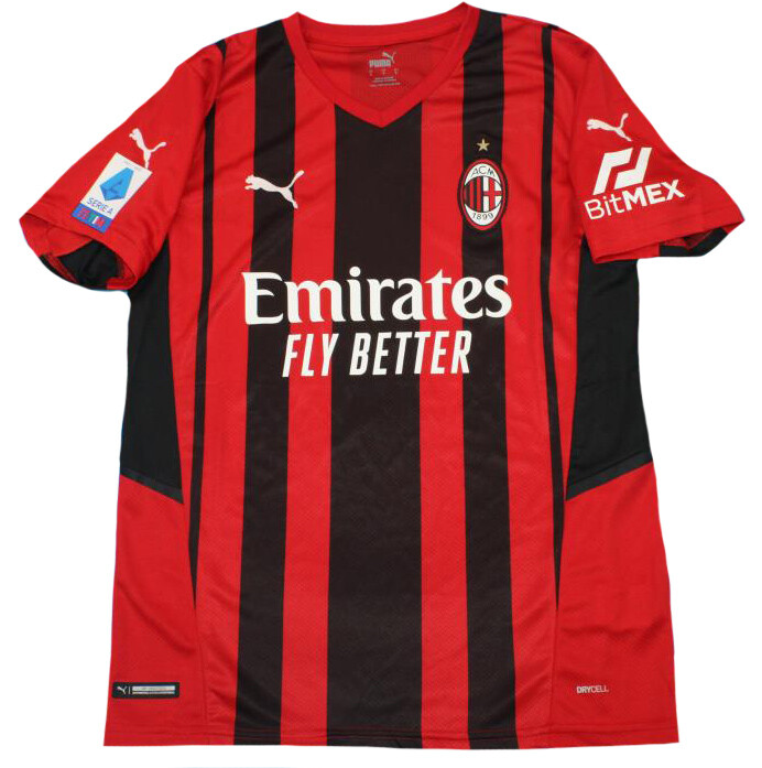 Maglia MILAN 2021 22 maglietta rosso nera patch Serie A completo adulti  bambino - Shopping.com