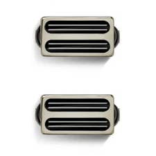 Bare Knuckle Halcyon Mike Stringer Guitar Humbucker Pickup Set, Nickel Radiators