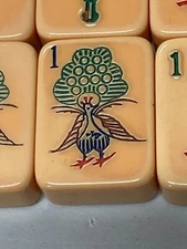 BAKELITE MAH JONGG ROUND CORNER TILE set BY ROTTGAMES ready for play 4-20-24