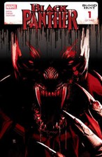 Black Panther: Blood Hunt #1 Andrea Sorrentino Blood Soaked segunda impresión variante [B
