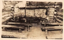 Interior Schoolhouse Old Fort Harrod Pioneer Memorial State Harrodsburg