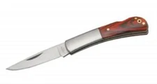 Beautiful 4-3/8" Lock Back Knife by Rite Edge - Wood Handle - FAST SHIPPING!