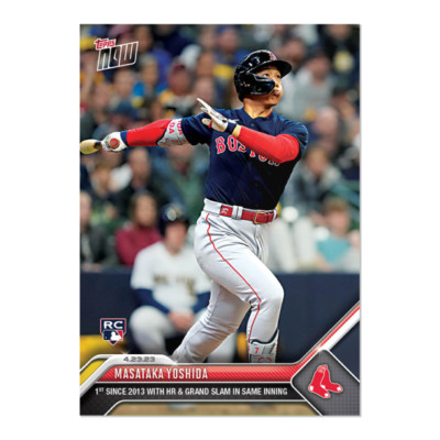 2023 TOPPS NOW #173 MASATAKA YOSHIDA - HR AND GRAND SLAM IN SAME INNING