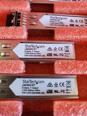 NEU Startech Gigabit Glasfaser SFP Transceiver Modul J4858C Kompatibel mm Lc Wi 10er Pack