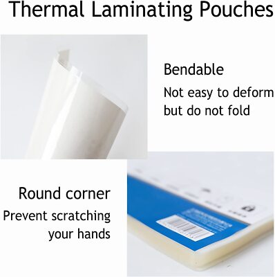 Business & Industrial 1000 Sheet 9 X 11.5 Clear Letter Size Universal Thermal La - Foto 6