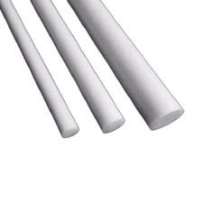 Ptfe Plastic Rod Bar You Pick The Length  Diameter Virgin Color