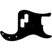 Pickguard Fender USA Precision Bass 70s CBS black white 5 ply