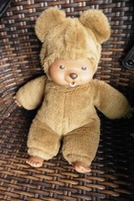VINTAGE FREUND  Tiemi ?? Monchichi DDR ?  Puppe  ca. 38 cm Monchhichi DOLL
