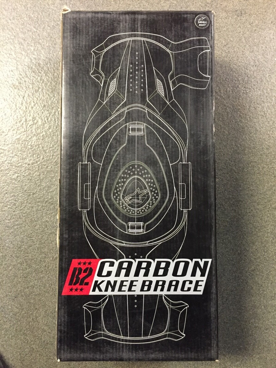 Alpinestars B2 Carbon Knee Brace Right Leg Size Small | eBay