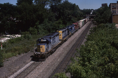 CSX OLD PAINT 8324 & 3 ON Q353 ACTION IN 2000 ORIGINAL SLIDE | eBay