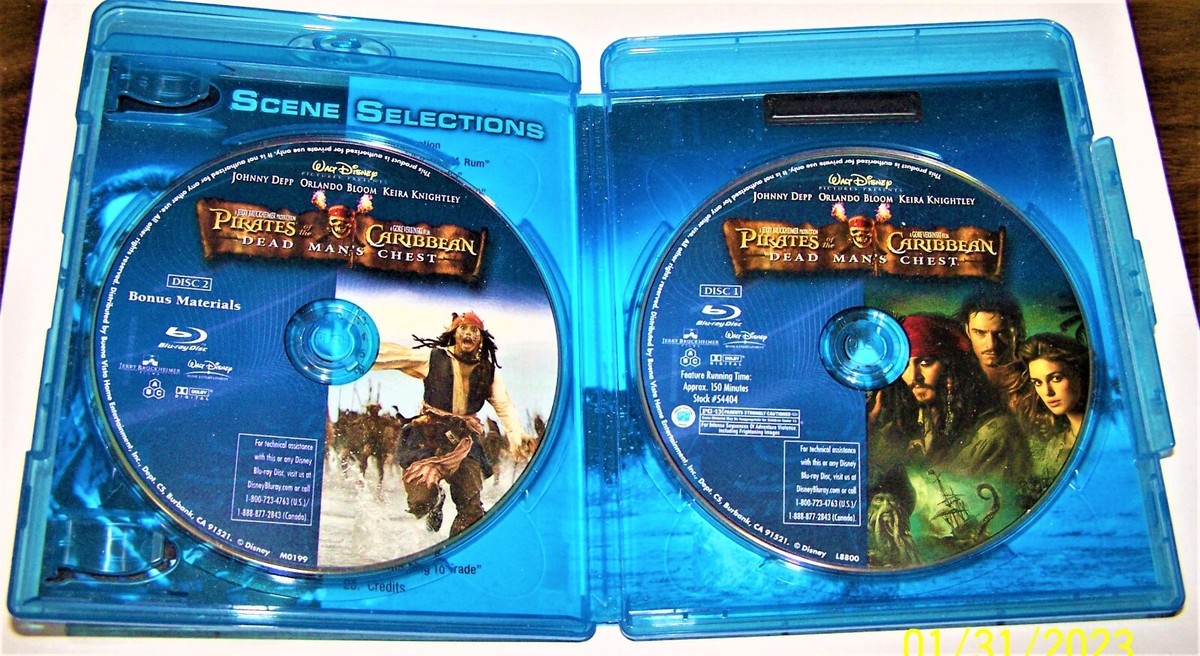 Pirates of the Caribbean: Dead Man's Chest [Blu-ray] 786936735550