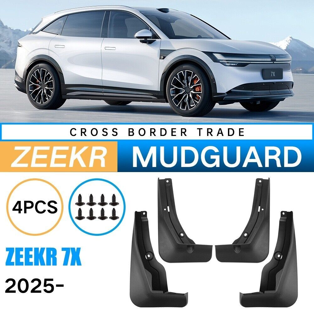 For Zeekr 7X 2025 ABS Plastic Fender car tire mud shield 4PCS | eBay