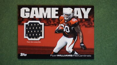 2011 Topps Game Day Relics #GDR-RW Ryan Williams MEM