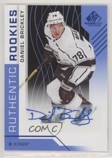 2018-19 Upper Deck SP Game Used Authentic Rookies Blue Daniel Brickley Auto 1da5