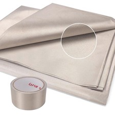 Faraday Fabric 43" 108"  300" Tape, EMP Proof Military Grade RF Shielding Cloth