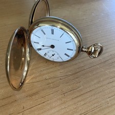 Seth Thomas Gold Case Pocket Watch W/Roman Num.  model# S20420, Serial #121053