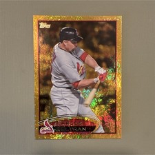 Topps Carlos Beltran St. Louis Cardinals Gold Sparkle Card #612 Baseball