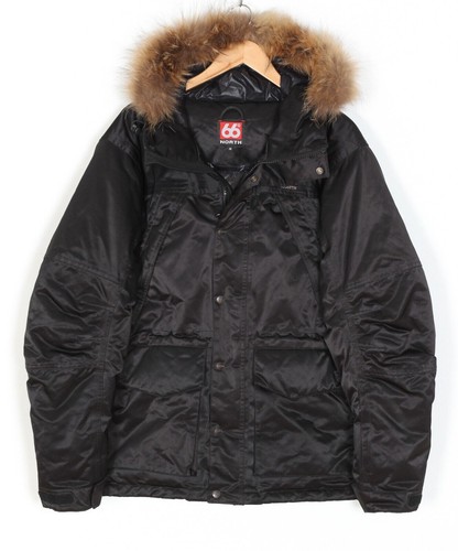 66 NORTH Þórsmörk Porsmork Pelliccia Piumino con Cappuccio Parka Giacca... - Foto 1 di 9