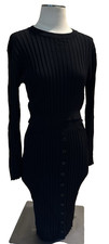 Wolford Merino Detach Dress  Color: Black Size: Large 53105