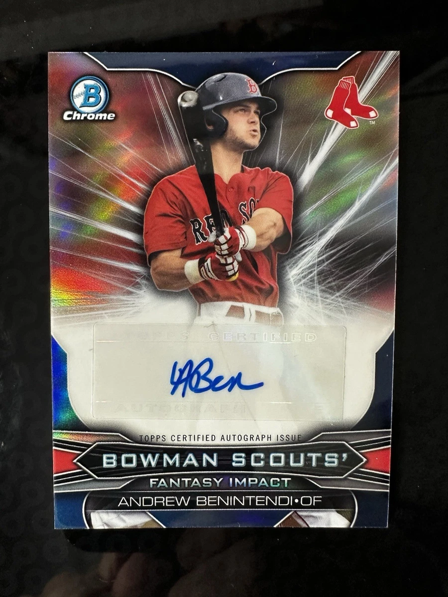 Andrew Benintendi Autograph Baseball Cards for sale | eBay