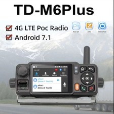 ANYSECU TD-M6Plus Android 7.1 4G Network Radio GPS ZELLO Real-PTT Mobile Radio