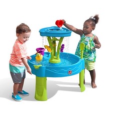 Outdoor Water Table for Kids - Summer Splash Tower, Sensory Play, 8 Accessories,