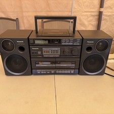 Vintage Panasonic RX-DT680 AM/FM CD Cassette Stereo Boombox - Only AM/FM CD work