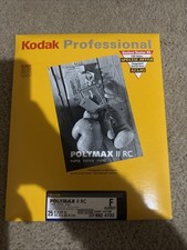 Kodak Polymax II RC Paper F Glossy 8  x 10  CAT 882-4732 25 Sheet New in Box