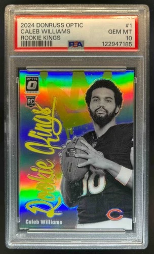 2024 Donruss Optic Caleb Williams Kings RC #1 Bears PSA 10 Rookie