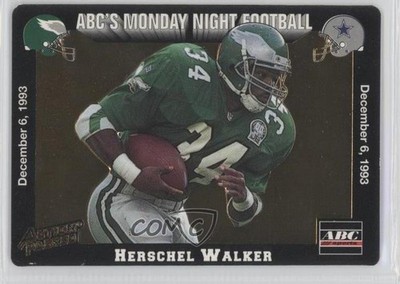 1993 Action Packed Monday Night Football Herschel Walker #56 11pj