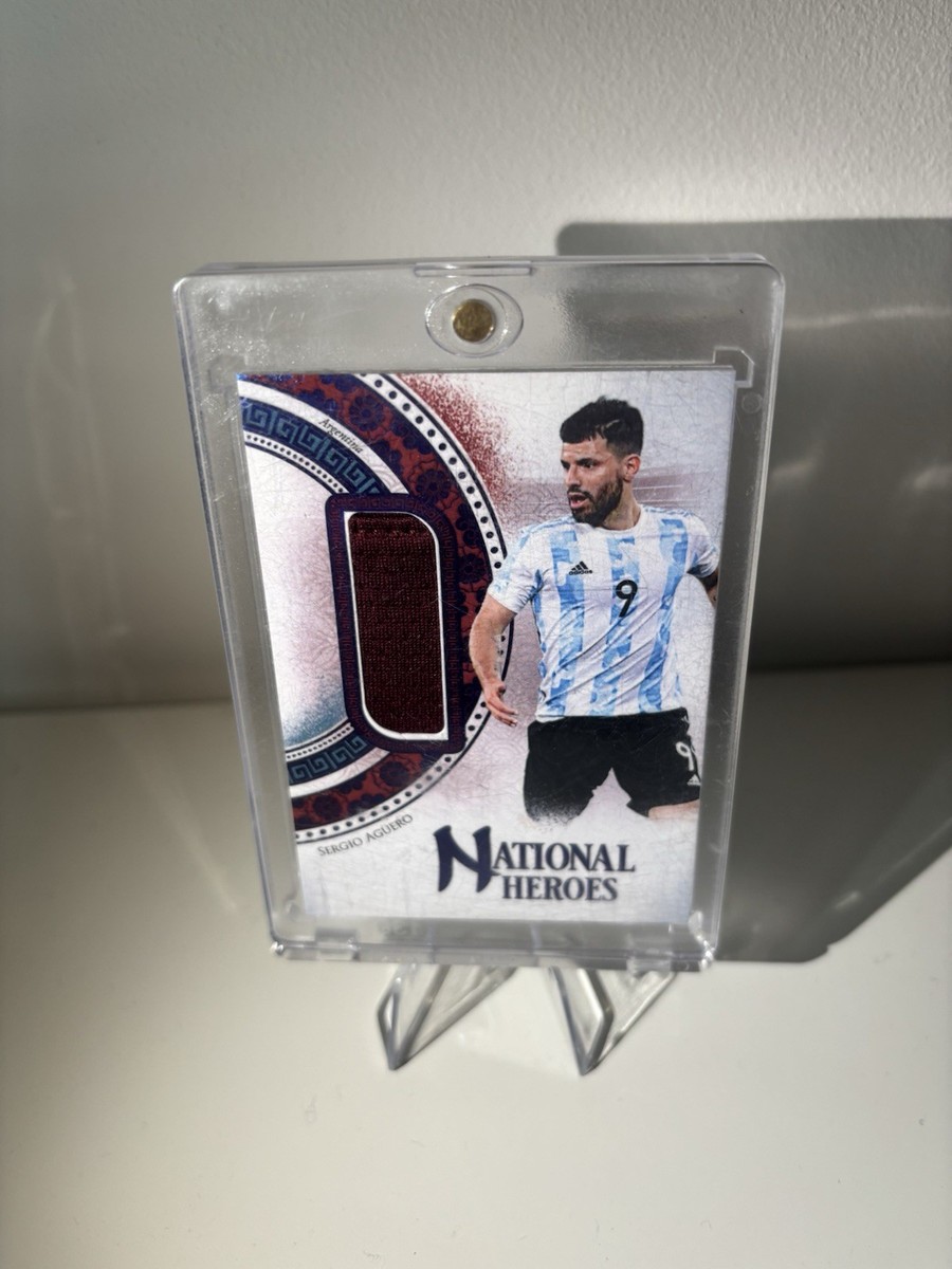 2024 Futera Unique National Heroes Sergio Aguero Argentina Match