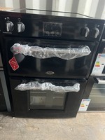 Belling Farmhouse 60cm Electric Range Cooker Black 60Ei