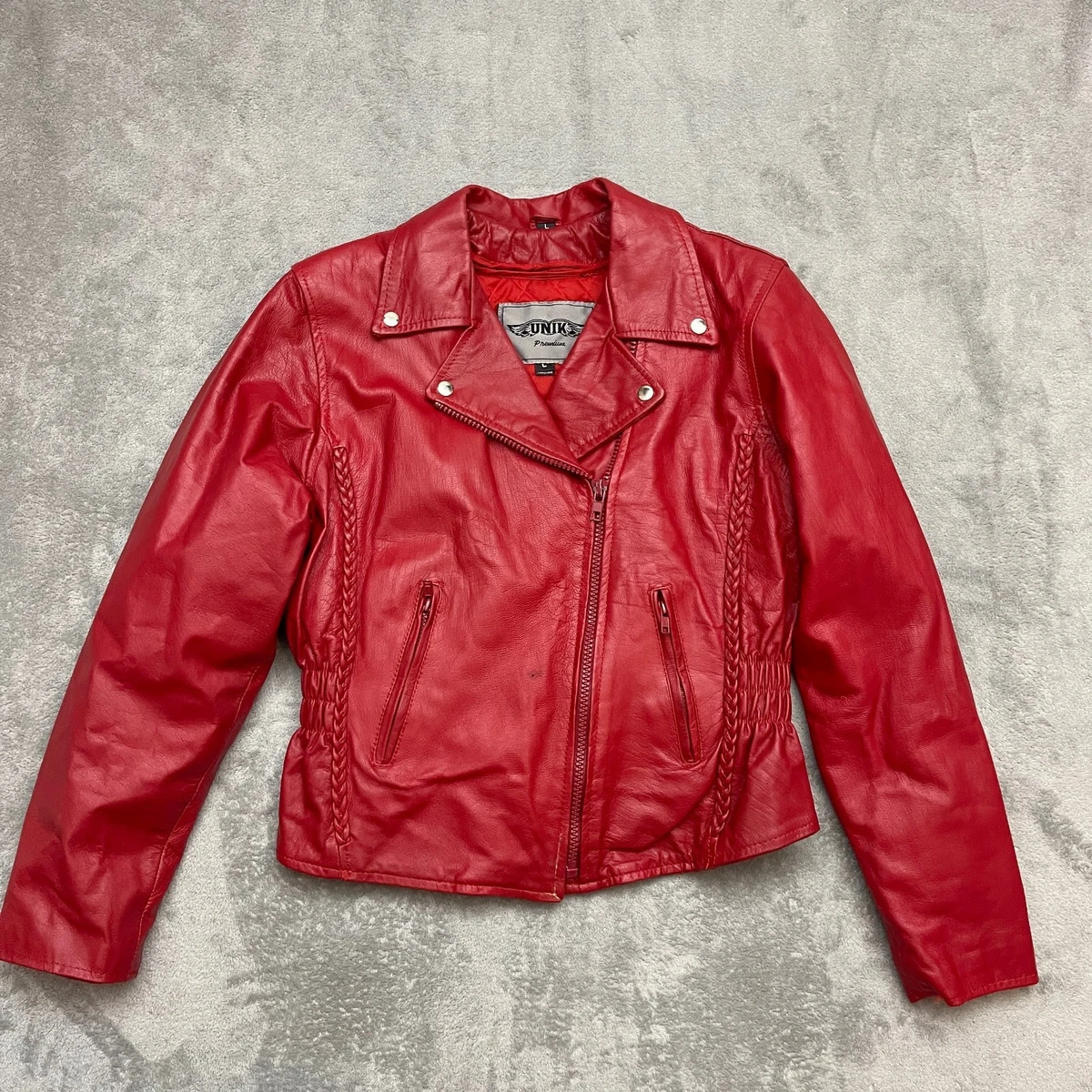 red leather jacket products for sale | eBay