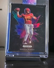 Panini 2024 Prizm Draft Picks Brock Purdy Color Blast CB-31 Cyclones Card