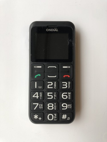 Ondial 9861 Big Button Mobile Phone Good Condition. WITH ACCESSORIES