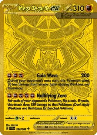 Mega Zygarde ex SAR 113/080 M3 Nihil Zero - Pokemon Card Japanese