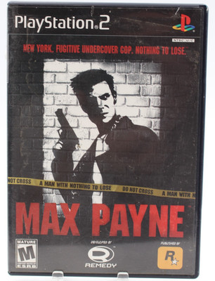 Max Payne (Sony Playstation 2) PS2 Black Label w/ Reg. Card Tested