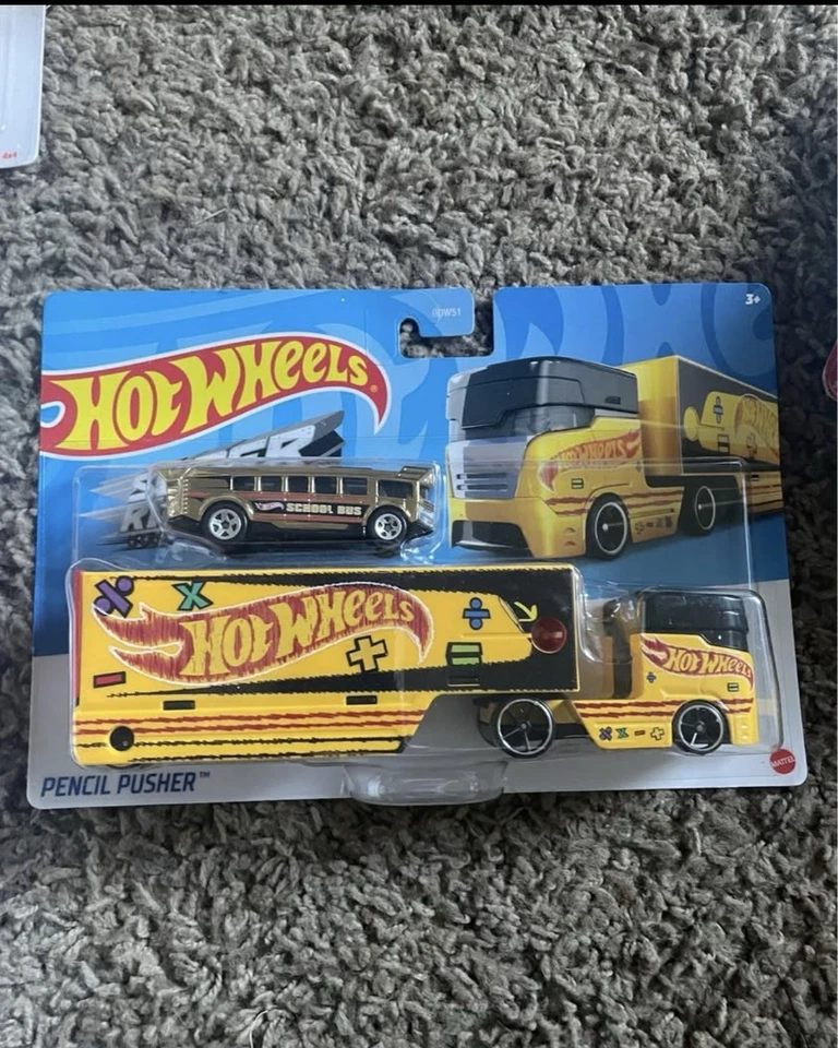 Hot Wheels Haulers & Matchbox Convoys lot of 8 ‘57 Chevy Pencil Pusher Ford Foto 4 de 4