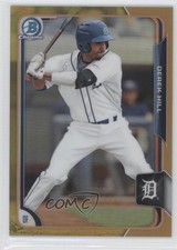 2015 Bowman Draft Chrome Gold Refractor 45/50 Derek Hill #85 0f8